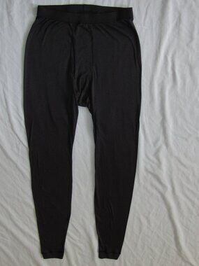 Vtg Patagonia Capilene Base Layer Light Weight Pants Black #44692 Men's Large